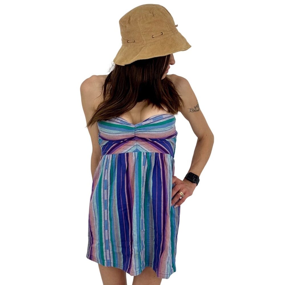 Vintage Y2K Tan Corduroy Bucket Hat 100% Cotton Indie Boho Retro 90s Streetwear - Picture 5 of 16